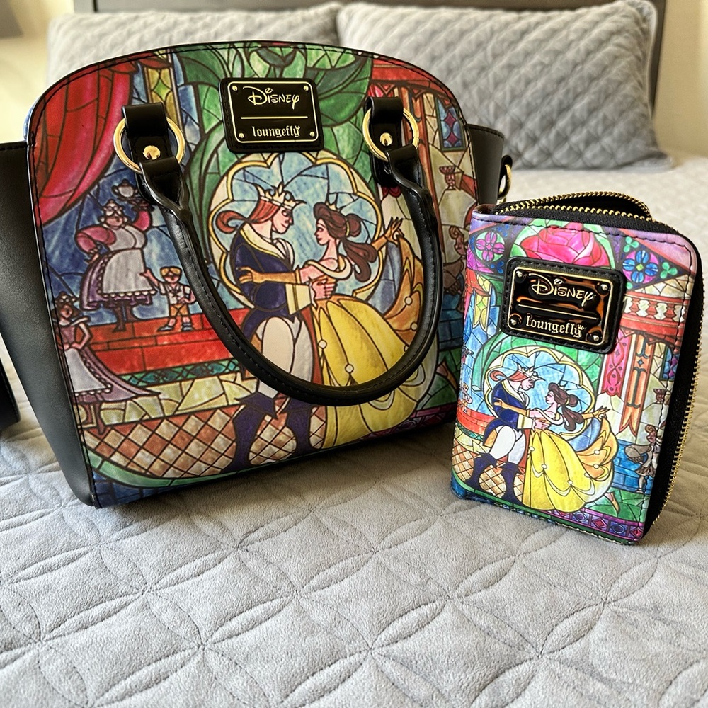 Loungefly Beauty and the Beast Bag - Multicolor
